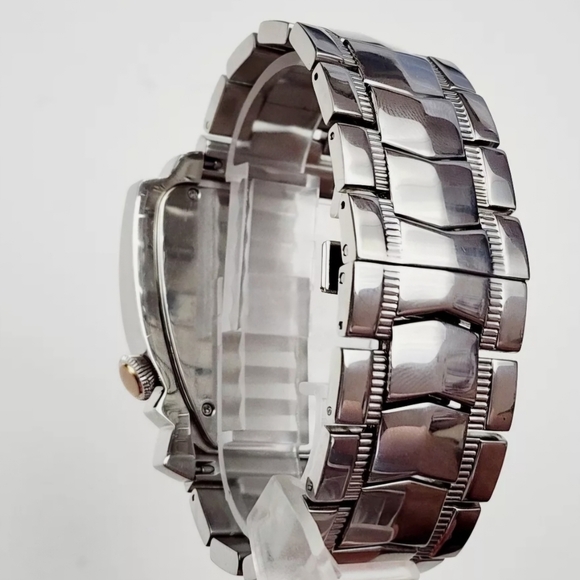 Marc Ecko Triangle Crest Stainless Steel Watch - Picture 2 of 13